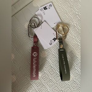 NWT Bundle of 2 Lululemon Keychain